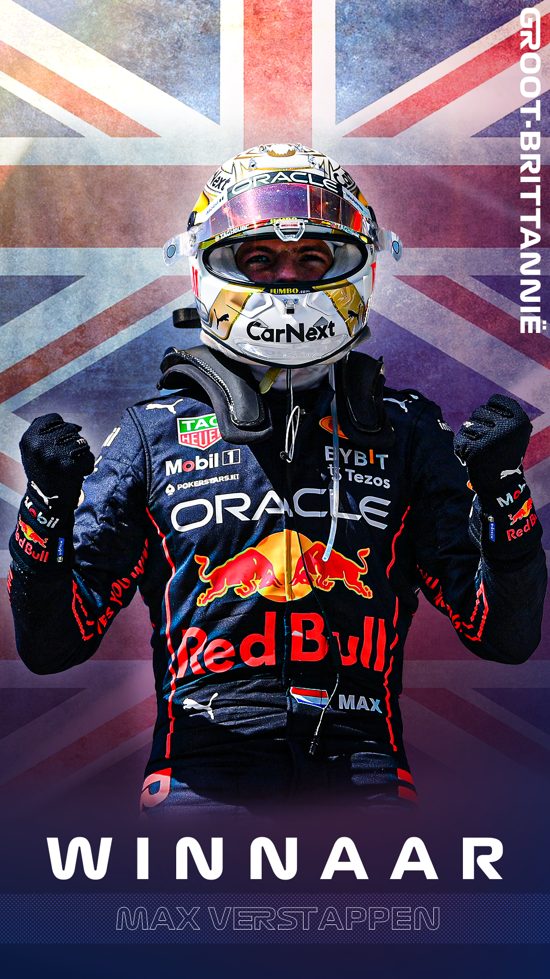 Max Verstappen wins Silverstone